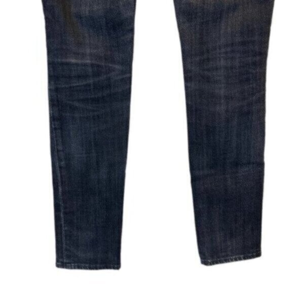 J. Crew | Women's Dark Blue Stretch Toothpick Dark Wash Denim Jeans Size 25 - Picture 6 of 9